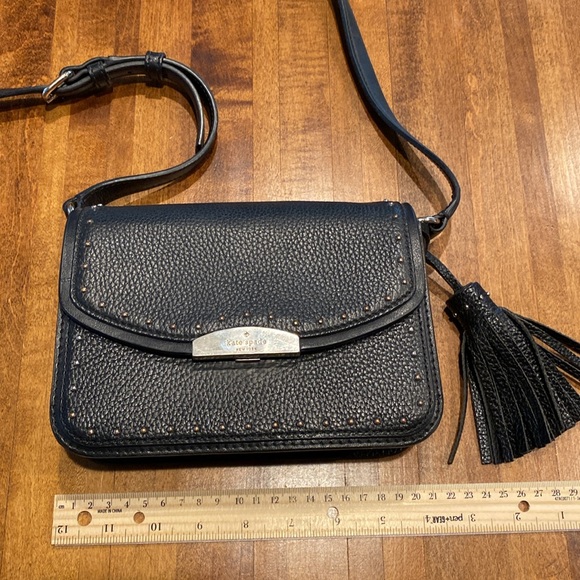 Kate Spade Black Studded Crossbody Bag - Picture 3 of 9